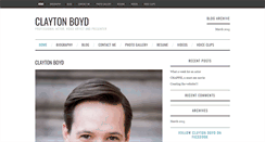 Desktop Screenshot of claytonboyd.com